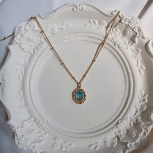 Load image into Gallery viewer, Baroque Blue Layered Necklace
