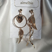 Load image into Gallery viewer, Love Gold Angel Earrings