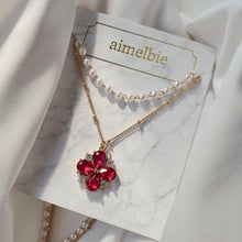 Load image into Gallery viewer, Ruby Antique Princess Layered Necklace