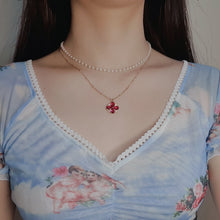 Load image into Gallery viewer, Ruby Antique Princess Layered Necklace