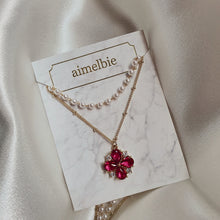 Load image into Gallery viewer, Ruby Antique Princess Layered Necklace