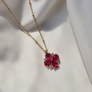 Ruby Antique Princess Layered Necklace