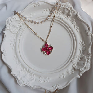 Ruby Antique Princess Layered Necklace