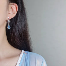 Load image into Gallery viewer, Starry Teardrops Earrings - Blue