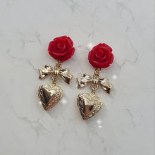 Load image into Gallery viewer, Darling Rose Earrings (G-idle Miyeon, Woo!ah! Nana, STAYC J Earrings)