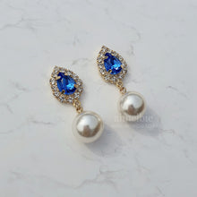 Load image into Gallery viewer, Royal Blue Chic Earrings (Red Velvet Wendy Earrings)