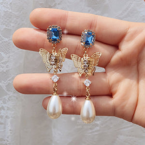 Blue Butterfly Queen Earrings (Mamamoo Solar Earrings)