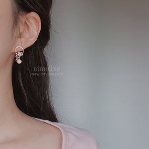 Babypink Comets Earrings