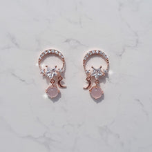 Load image into Gallery viewer, Babypink Comets Earrings