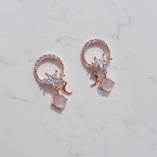 Load image into Gallery viewer, Babypink Comets Earrings