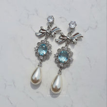 Load image into Gallery viewer, [IVE Wonyoung, Rei Earrings] Aqua Jewel Princess Earrings - Fancy