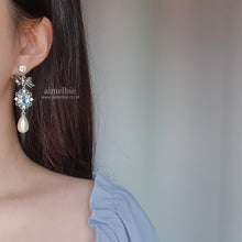 Load image into Gallery viewer, [IVE Wonyoung, Rei Earrings] Aqua Jewel Princess Earrings - Fancy