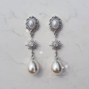 [IU, Kim Sejeong Earrings] Minerva Earrings - Silver version