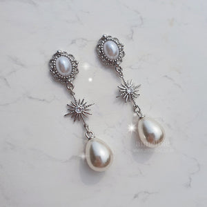 [IU, Kim Sejeong Earrings] Minerva Earrings - Silver version