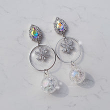 Load image into Gallery viewer, Icy Bloom Earrings - Rainbow (Han Hyojoo Earrings)