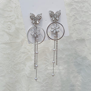 Butterfly Fairy in the Garden Earrings (Mamamoo Solar, STAYC Sieun, Momoland Jane Earrings)