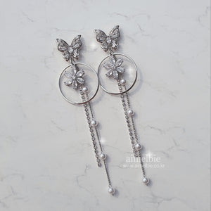 [IU Earrings] Butterfly Fairy in the Garden Earrings