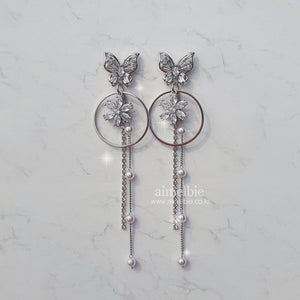 [IU Earrings] Butterfly Fairy in the Garden Earrings