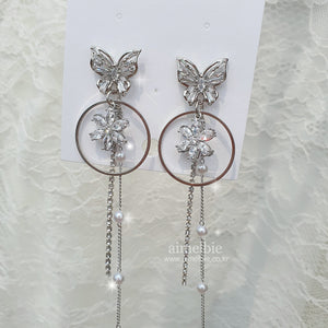 Butterfly Fairy in the Garden Earrings (Mamamoo Solar, STAYC Sieun, Momoland Jane Earrings)