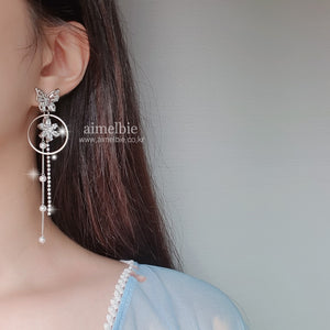 [IU Earrings] Butterfly Fairy in the Garden Earrings