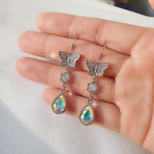 Load image into Gallery viewer, Dreamy Butterfly Earrings - Rainbow (Billlie Haruna Earrings)