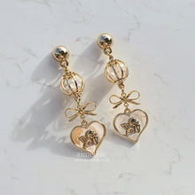 Load image into Gallery viewer, Royal Baby Angel Earrings - Longdrop