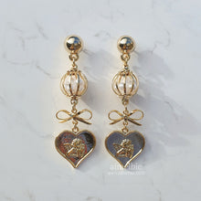 Load image into Gallery viewer, Royal Baby Angel Earrings - Longdrop