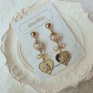 Royal Baby Angel Earrings - Longdrop