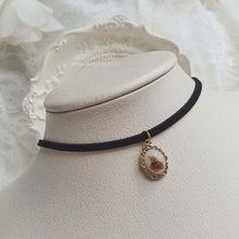Load image into Gallery viewer, Antique Oval Choker - Teddy Bear