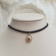 Load image into Gallery viewer, Antique Oval Choker - Teddy Bear