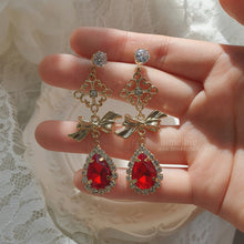 Load image into Gallery viewer, Oriental Princess Earrings - Red