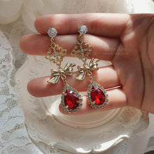 Load image into Gallery viewer, Oriental Princess Earrings - Red