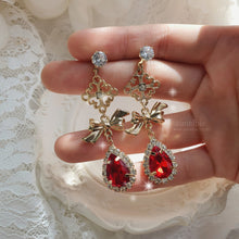Load image into Gallery viewer, Oriental Princess Earrings - Red