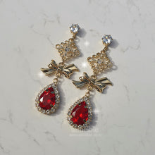Load image into Gallery viewer, Oriental Princess Earrings - Red