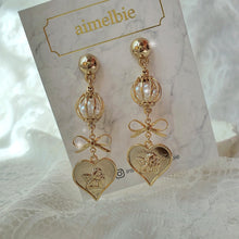 Load image into Gallery viewer, Royal Baby Angel Earrings - Longdrop