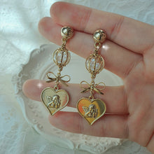 Load image into Gallery viewer, Royal Baby Angel Earrings - Longdrop