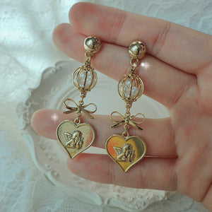 Royal Baby Angel Earrings - Longdrop