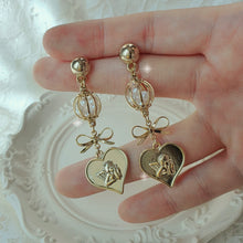 Load image into Gallery viewer, Royal Baby Angel Earrings - Longdrop
