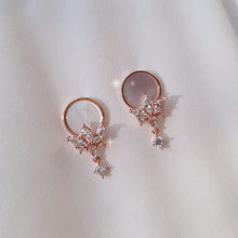 Load image into Gallery viewer, Angelic Mother of Pearl Earrings - Rosegold