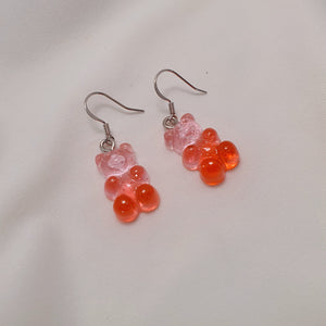 Gummy Bear Earrings - Grapefruit