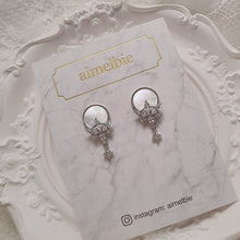 Load image into Gallery viewer, Angelic Mother of Pearl Earrings - Silver
