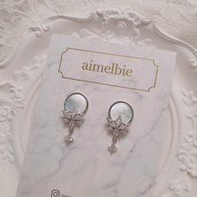 Load image into Gallery viewer, Angelic Mother of Pearl Earrings - Silver