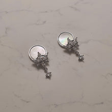 Load image into Gallery viewer, Angelic Mother of Pearl Earrings - Silver