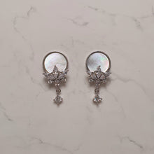 Load image into Gallery viewer, Angelic Mother of Pearl Earrings - Silver