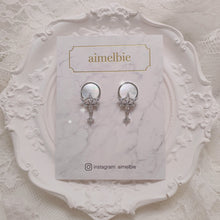 Load image into Gallery viewer, Angelic Mother of Pearl Earrings - Silver