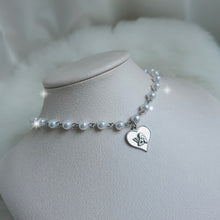 Load image into Gallery viewer, Baby Angel Pearl Choker - Silver ver. (Choi Yena Necklace)