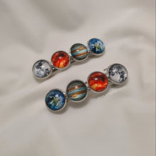 Load image into Gallery viewer, Solar System Hair Pins (2pcs set)