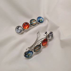 Solar System Hair Pins (2pcs set)