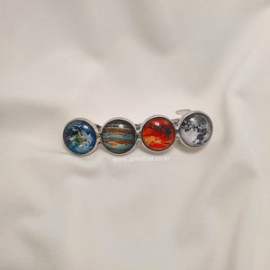 Solar System Hair Pins (2pcs set)