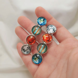 Solar System Hair Pins (2pcs set)